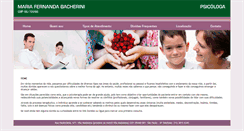 Desktop Screenshot of mariafernandapsicologa.com.br